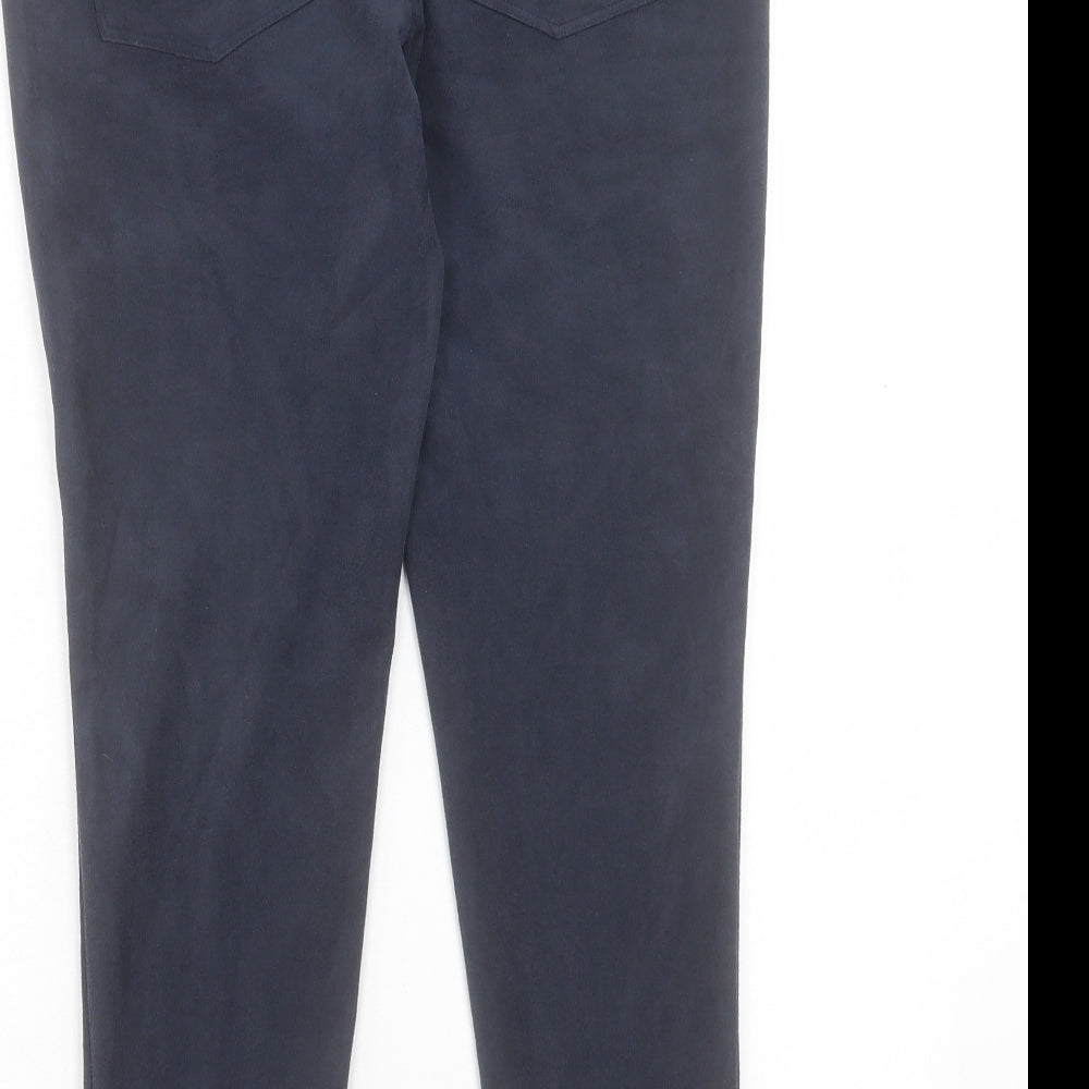 Womens UK Size 10 Marks and Spencer Regular Fit  Blue Trousers