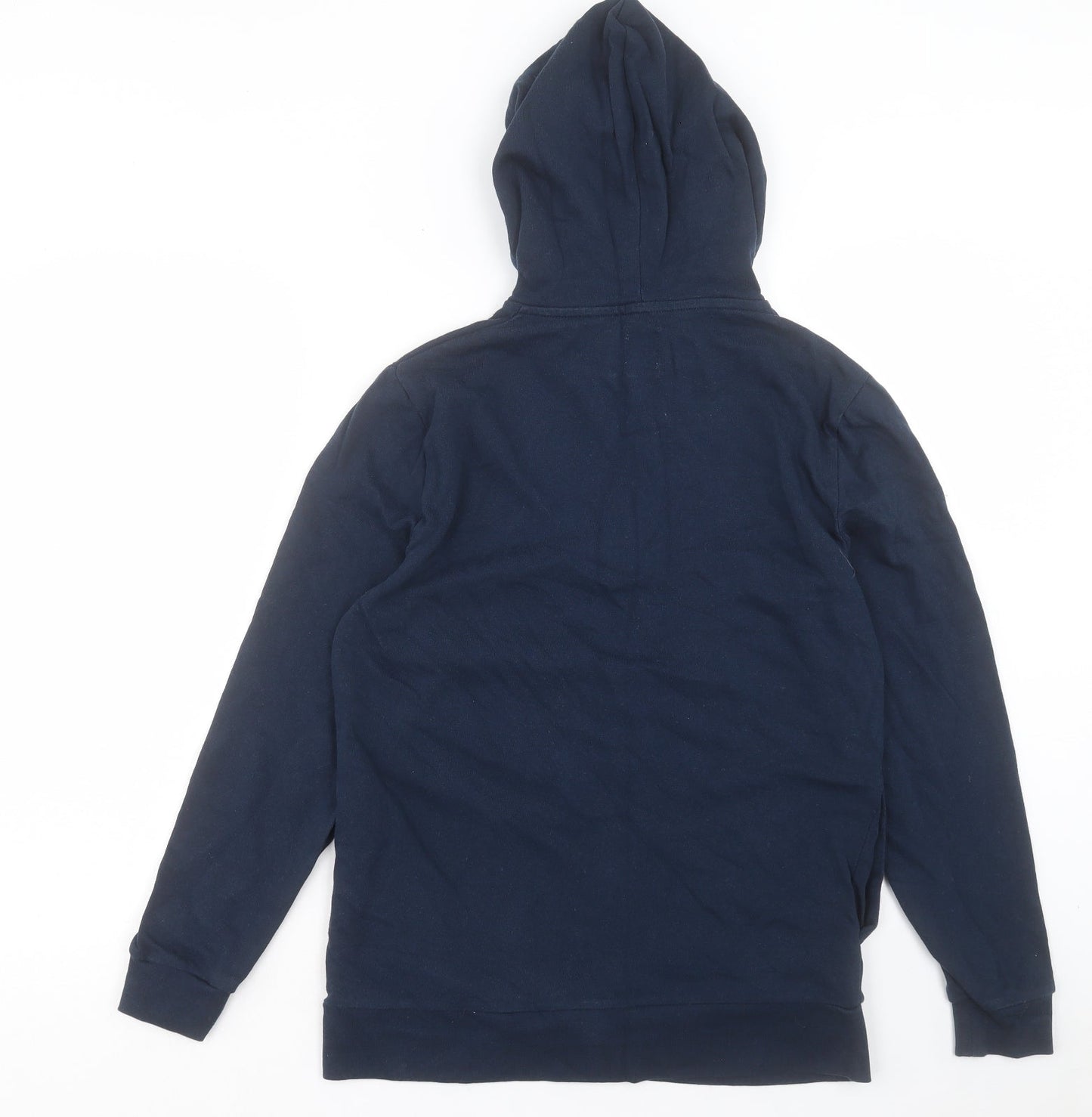 Mens UK Size S ASOS Blue Full Zip Hoodie
