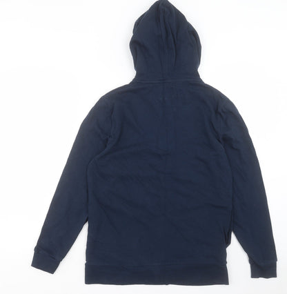 Mens UK Size S ASOS Blue Full Zip Hoodie
