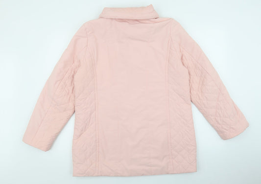 Womens UK Size 36 Marcona Pink Puffer Jacket