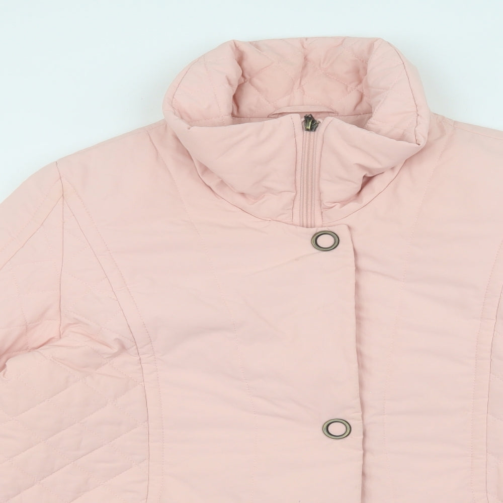 Womens UK Size 36 Marcona Pink Puffer Jacket