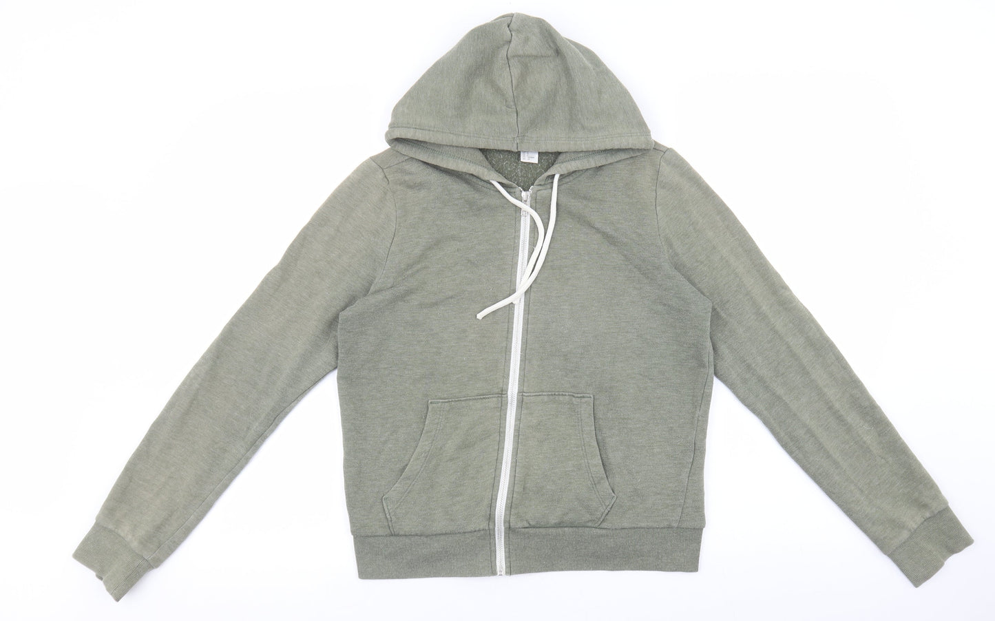 Womens UK Size S Divided by H&M Green Full Zip Sweatshirt