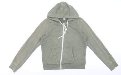 Womens UK Size S Divided by H&M Green Full Zip Sweatshirt