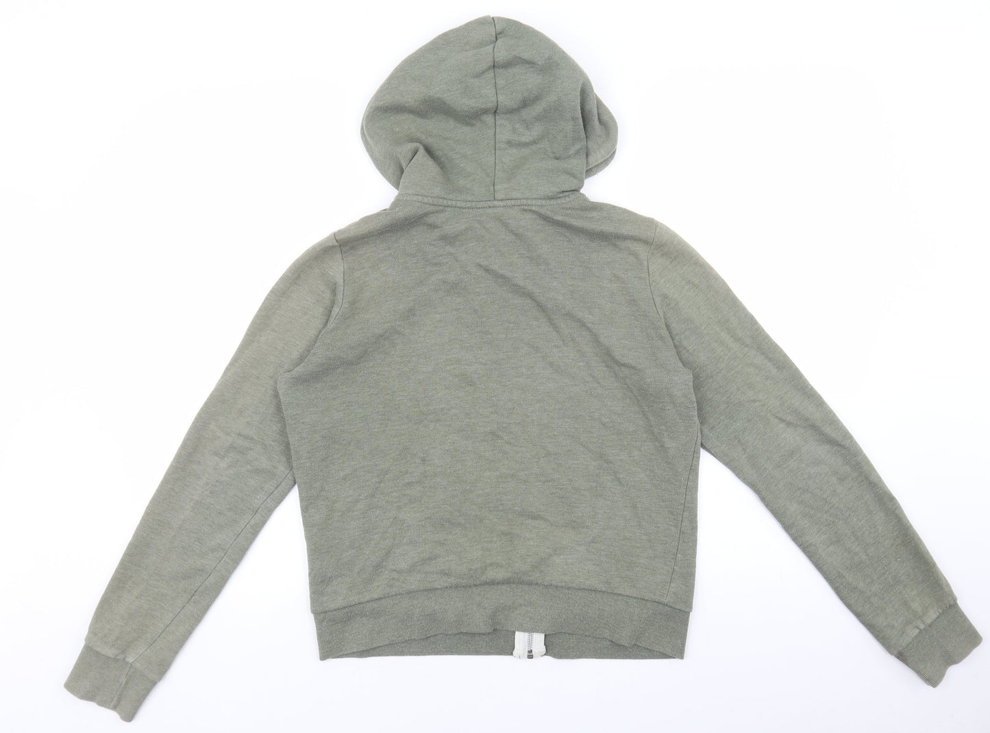 Womens UK Size S Divided by H&M Green Full Zip Sweatshirt