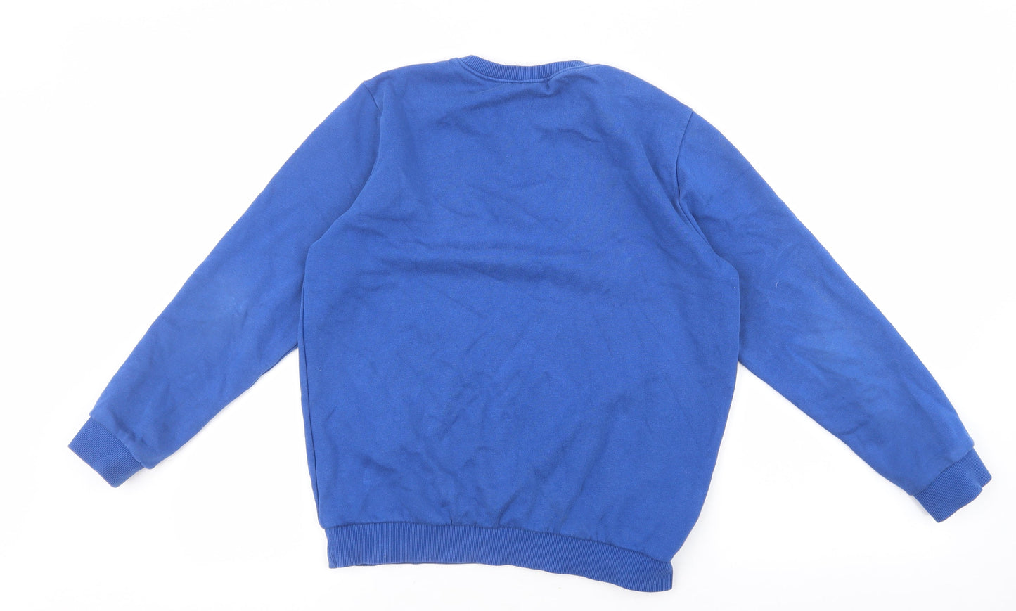 F&F Boys Blue Cotton Pullover Sweatshirt Size 11-12 Years
