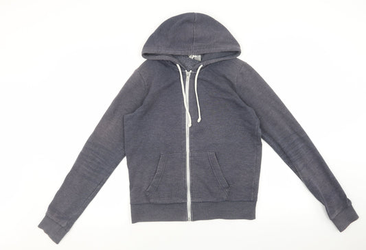 Womens UK Size S Divided by H&M Blue Full Zip Hoodie