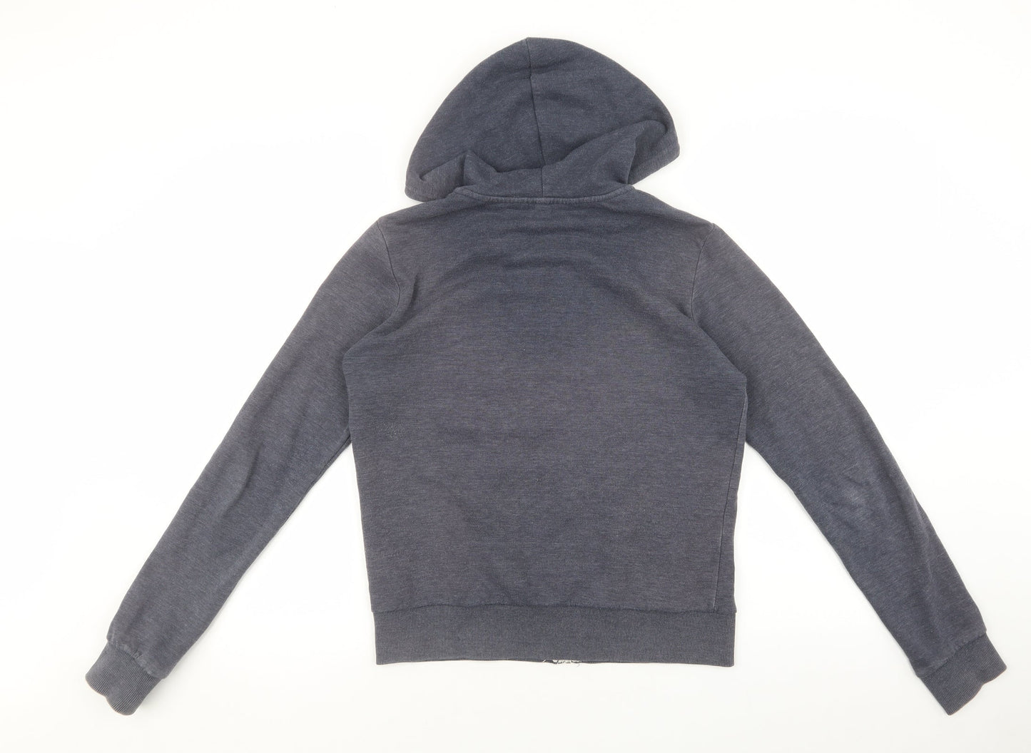 Womens UK Size S Divided by H&M Blue Full Zip Hoodie