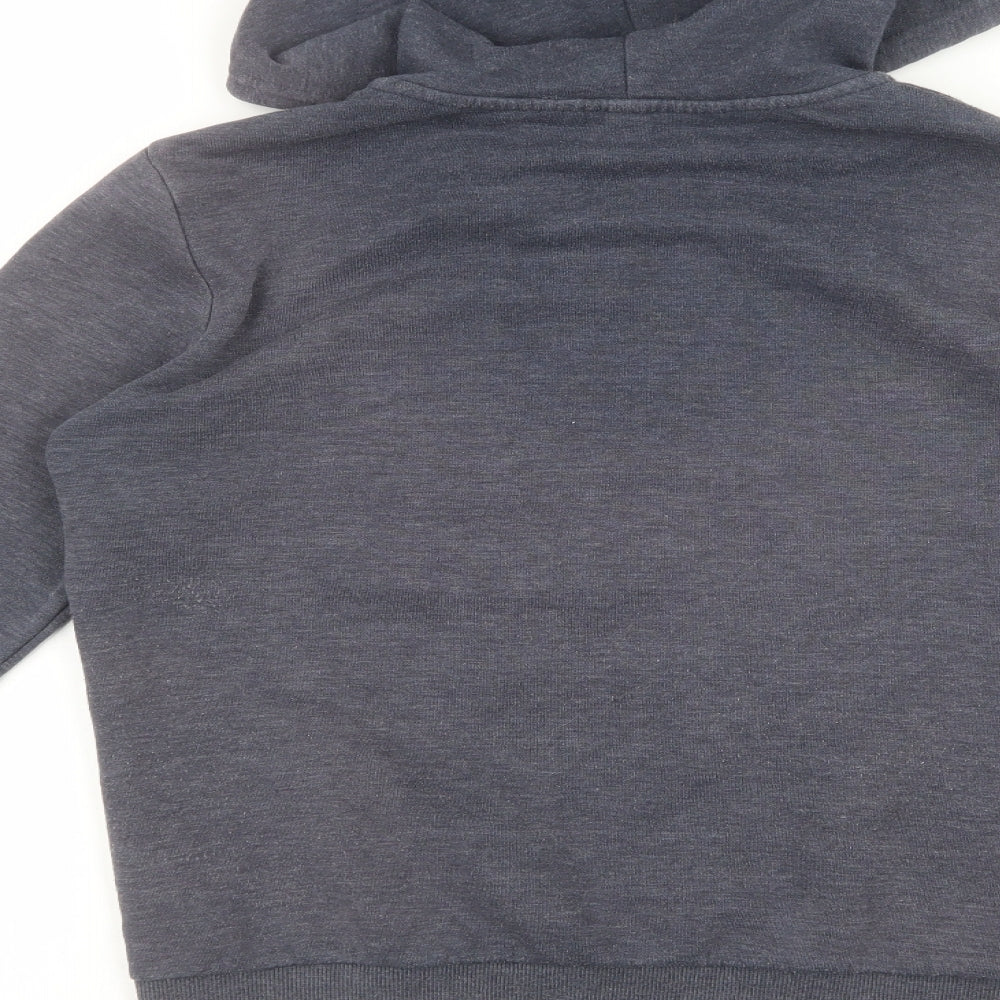Womens UK Size S Divided by H&M Blue Full Zip Hoodie