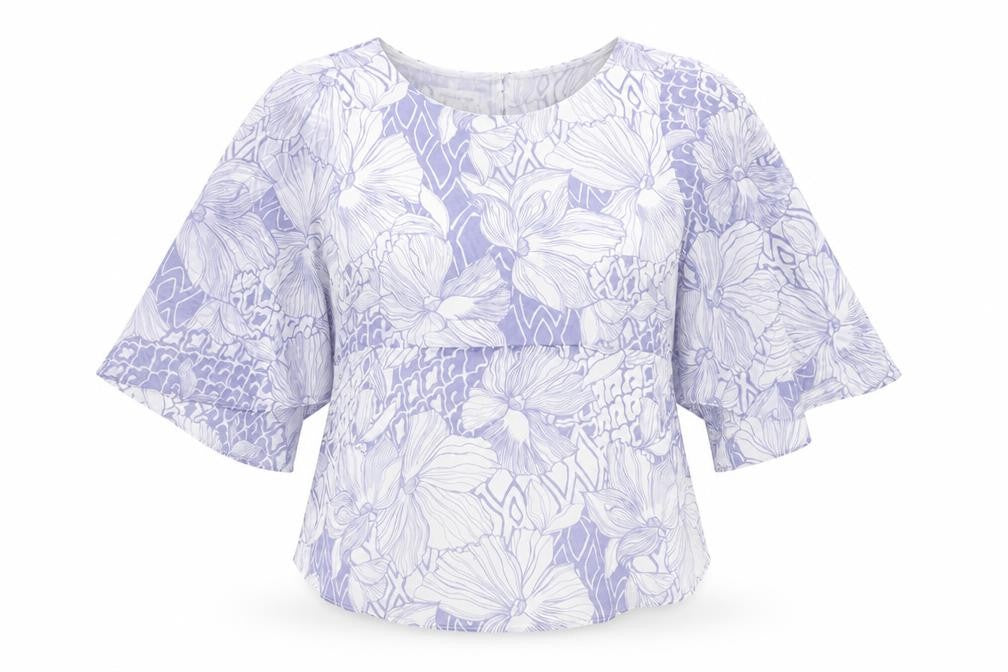 Womens UK Size 10 Monsoon Purple Basic Blouse