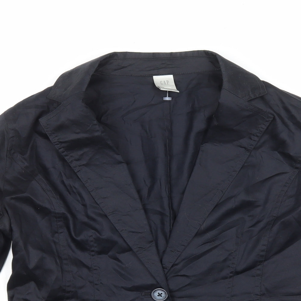 Gap Womens Blue Jacket Blazer Size S Button
