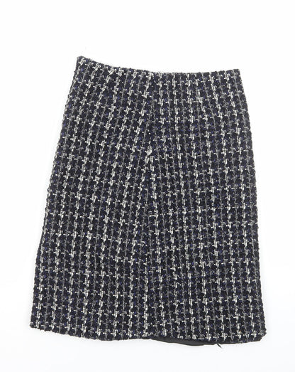 Womens UK Size M Preworn Straight & Pencil Tweed Skirt