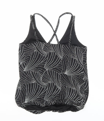 Womens UK Size 10 Red Herring Black Camisole Tank