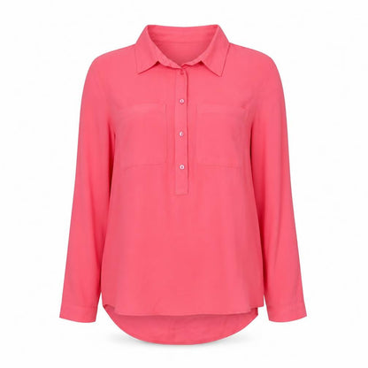 Womens UK Size 12 TU Pink Basic Button-Up