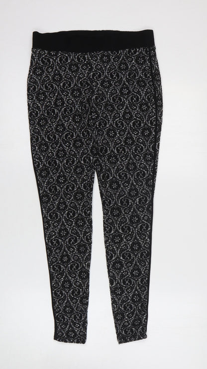 Womens UK Size 8 Preworn  Jegging Black Leggings