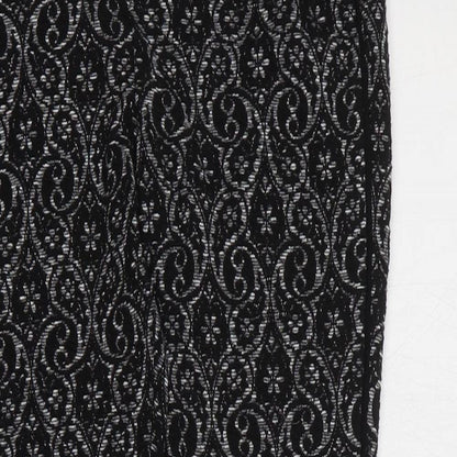 Womens UK Size 8 Preworn  Jegging Black Leggings