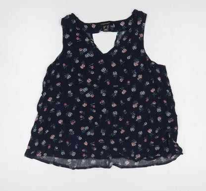 Womens UK Size 12 Atmosphere Blue Basic Tank