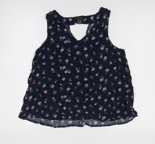Womens UK Size 12 Atmosphere Blue Basic Tank