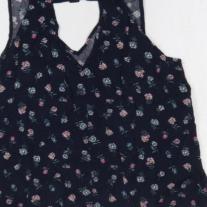 Womens UK Size 12 Atmosphere Blue Basic Tank