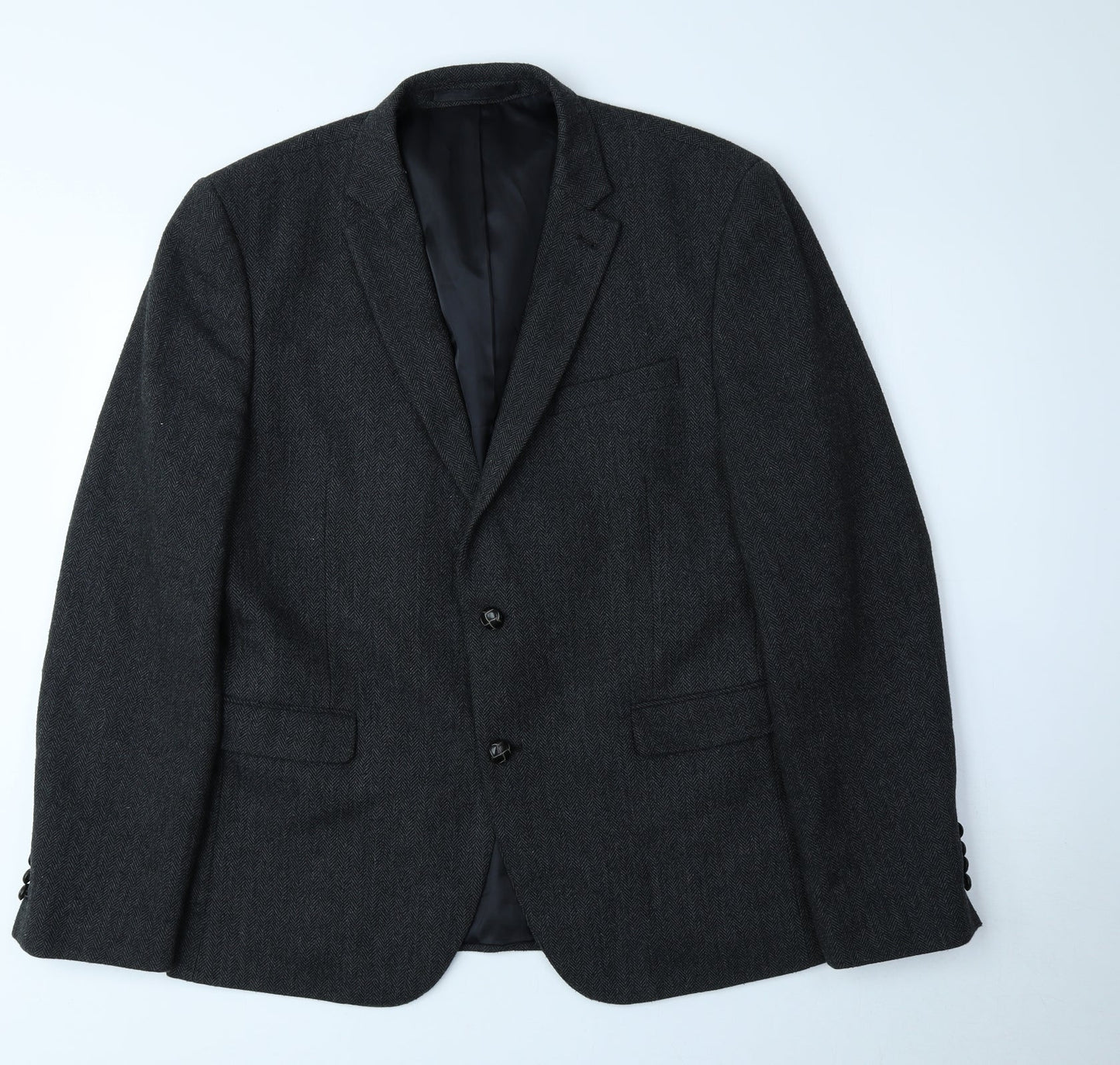 Mens UK Size 42 Cedar Wood State Regular Grey Suit Jacket