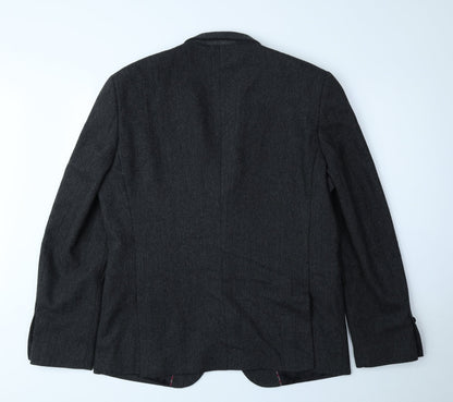 Mens UK Size 42 Cedar Wood State Regular Grey Suit Jacket