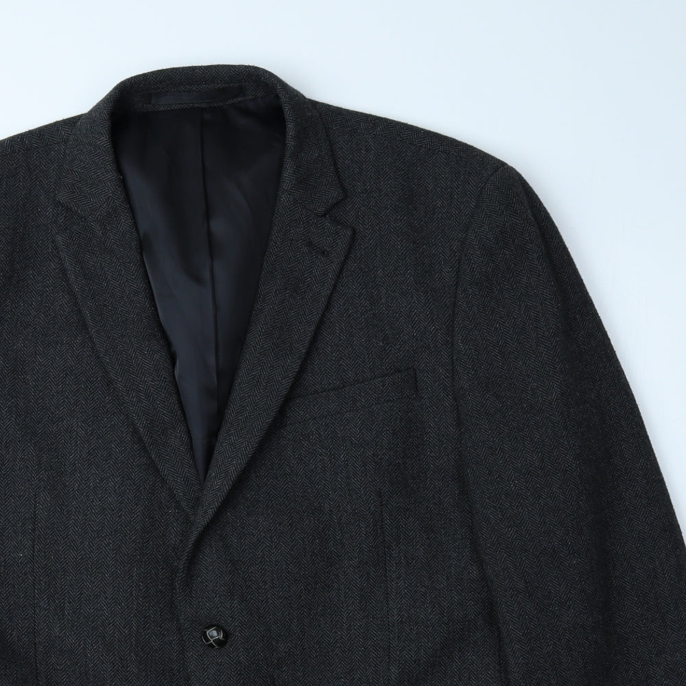 Mens UK Size 42 Cedar Wood State Regular Grey Suit Jacket