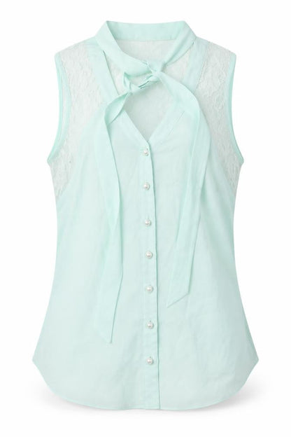 Womens UK Size 8 Lipsy Green Jersey Tank