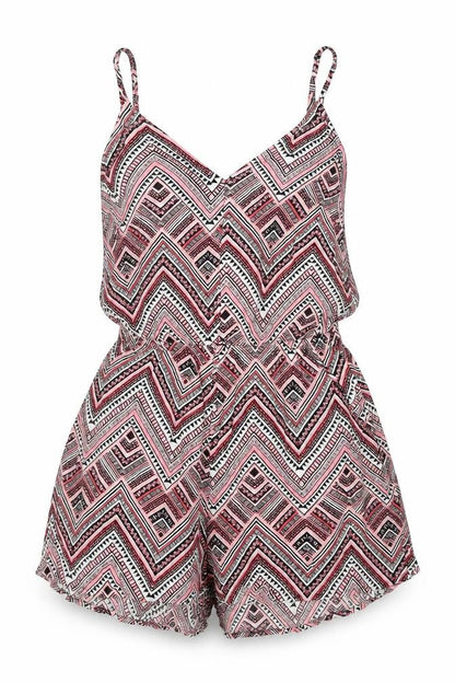Womens UK Size 8 Divided by H&M One-Piece Pink Playsuit