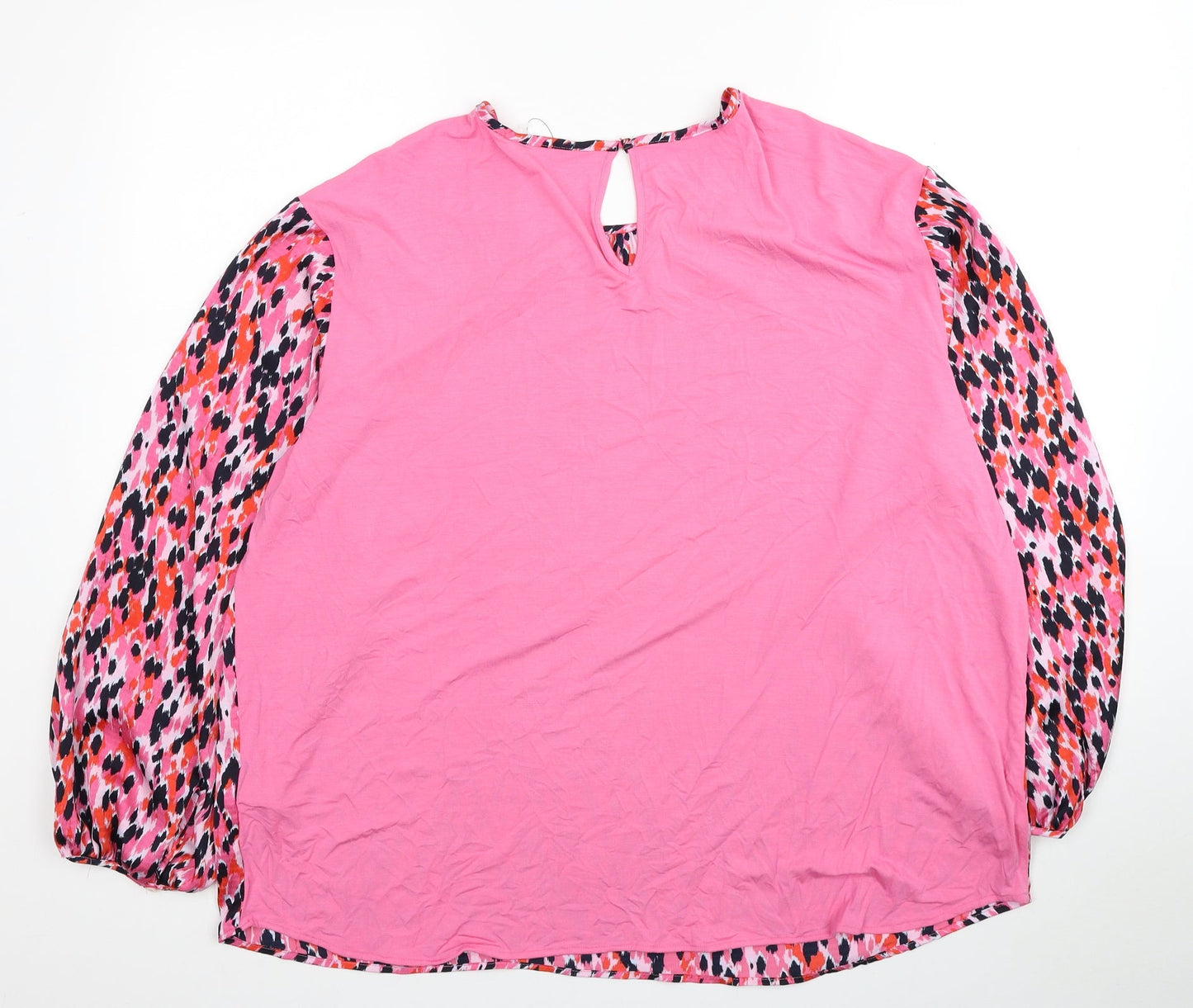 Womens UK Size 16 Marks and Spencer Pink Basic Blouse