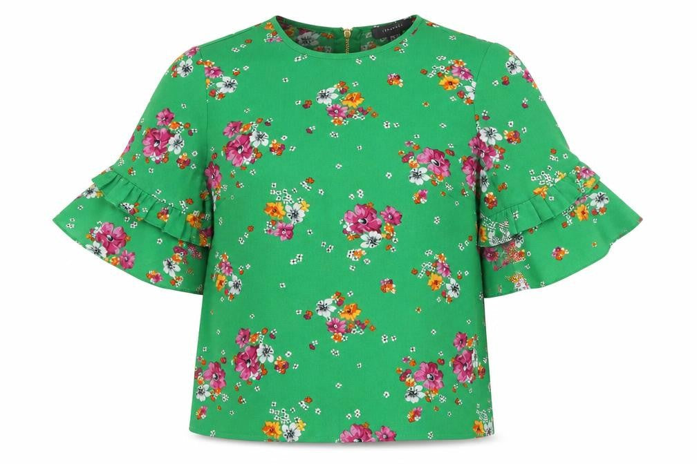 Womens UK Size 10 Primark Green Basic Blouse