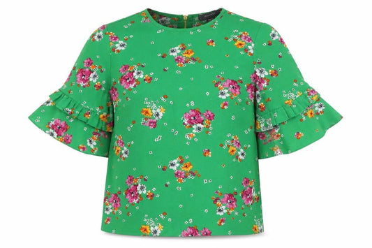 Womens UK Size 10 Primark Green Basic Blouse