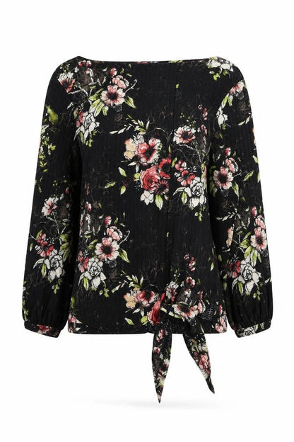Womens UK Size 8 NEXT Black Basic Blouse