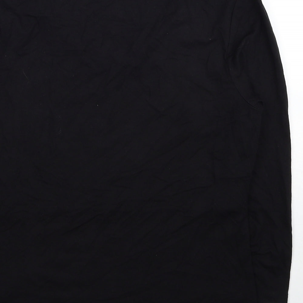 Womens UK Size XS Pieces Black Basic Blouse