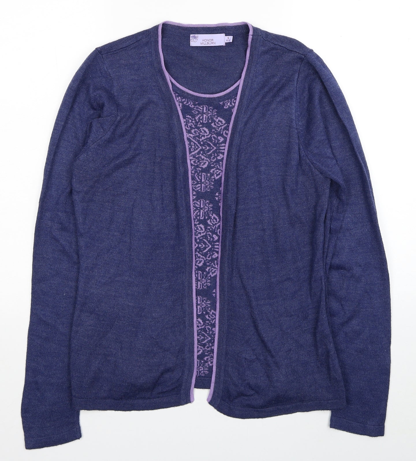 Womens UK Size 10 EWM Purple Pullover Jumper