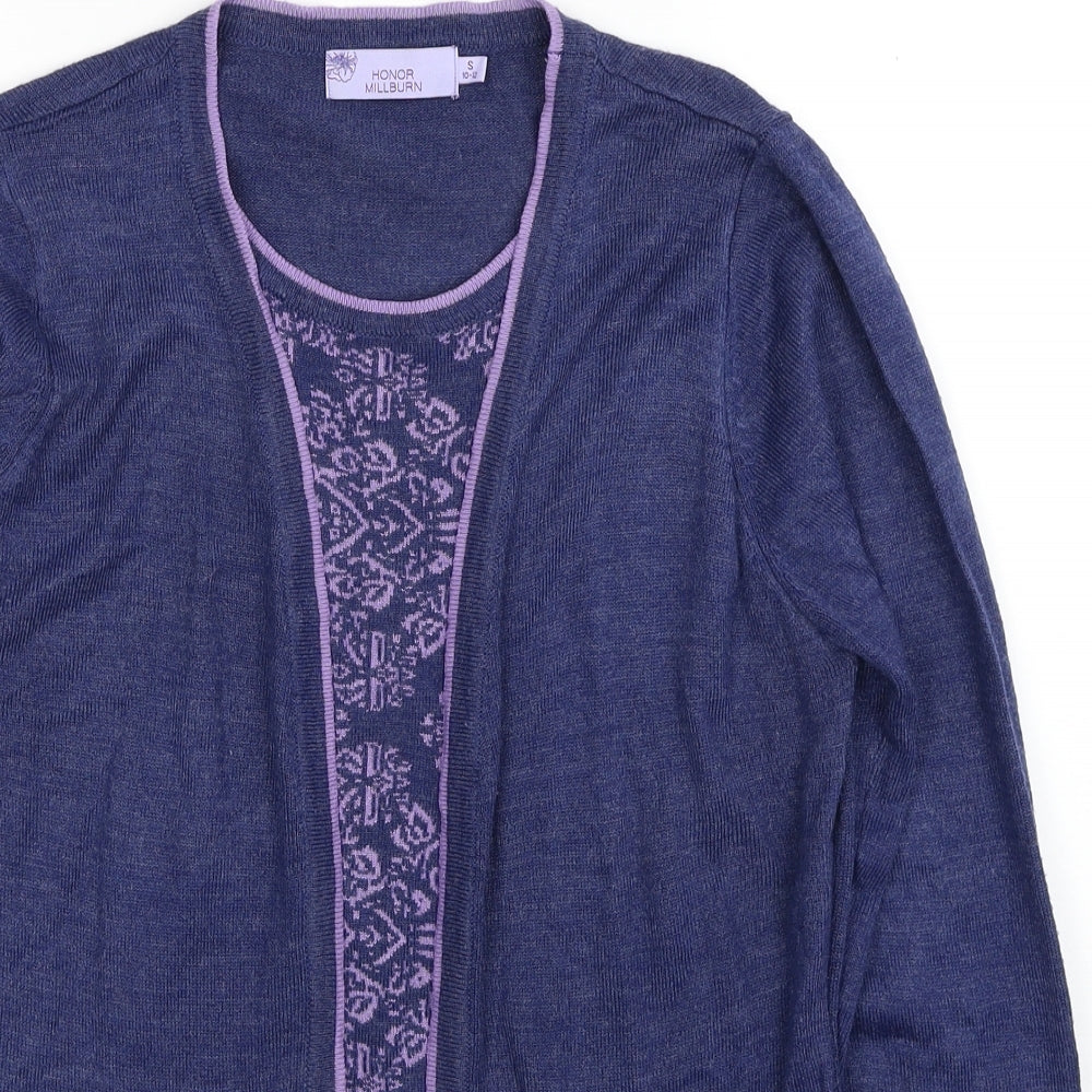 Womens UK Size 10 EWM Purple Pullover Jumper