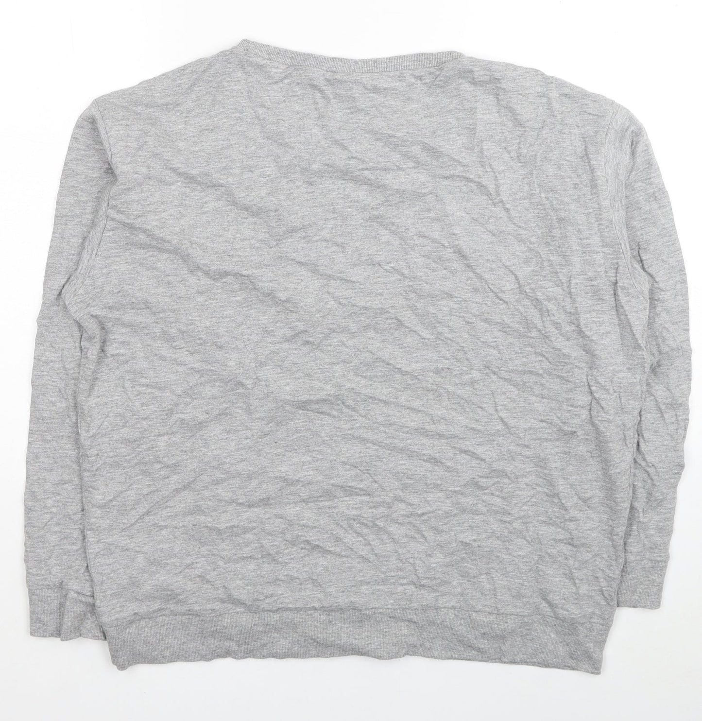 Womens UK Size M Divided by H&M Grey Pullover Sweatshirt
