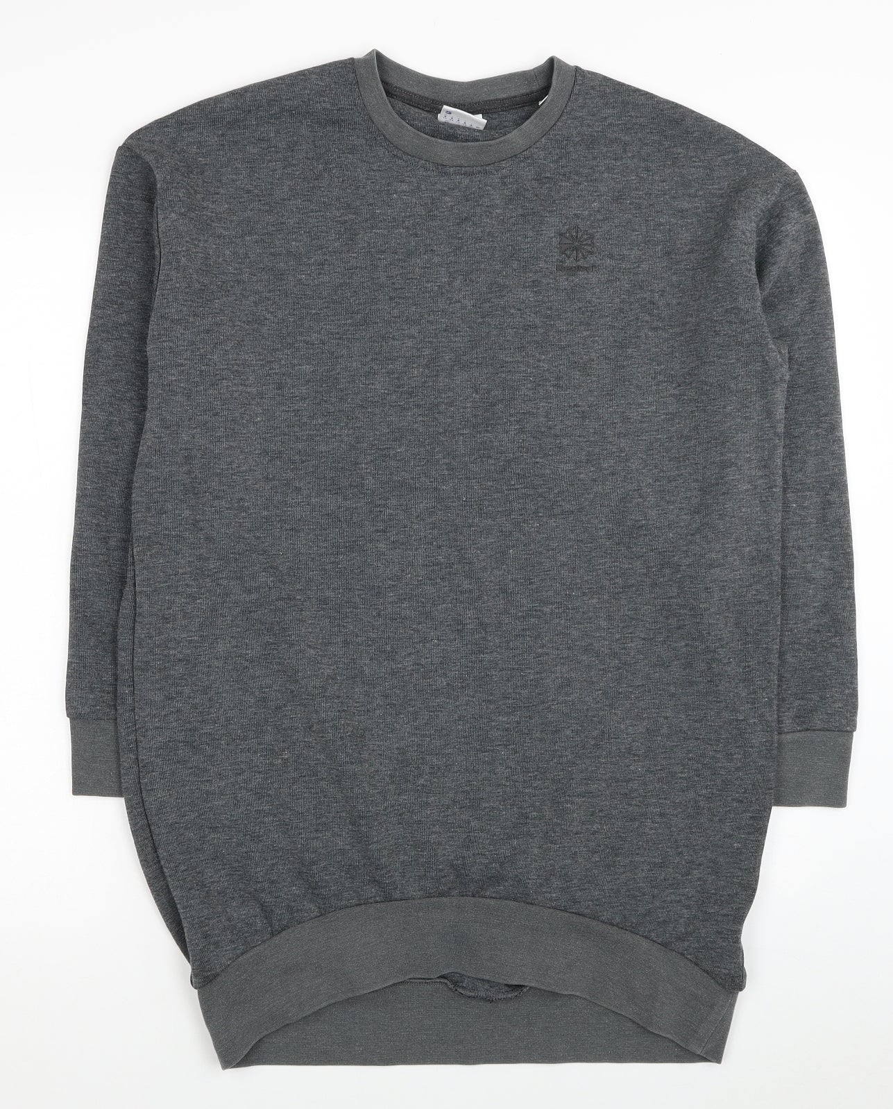 Reebok Womens Grey Polyester Tunic Sweatshirt Size 8 Pullover - Size 8-10