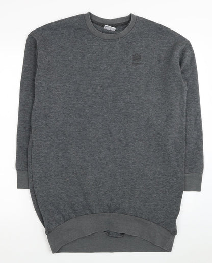 Reebok Womens Grey Polyester Tunic Sweatshirt Size 8 Pullover - Size 8-10