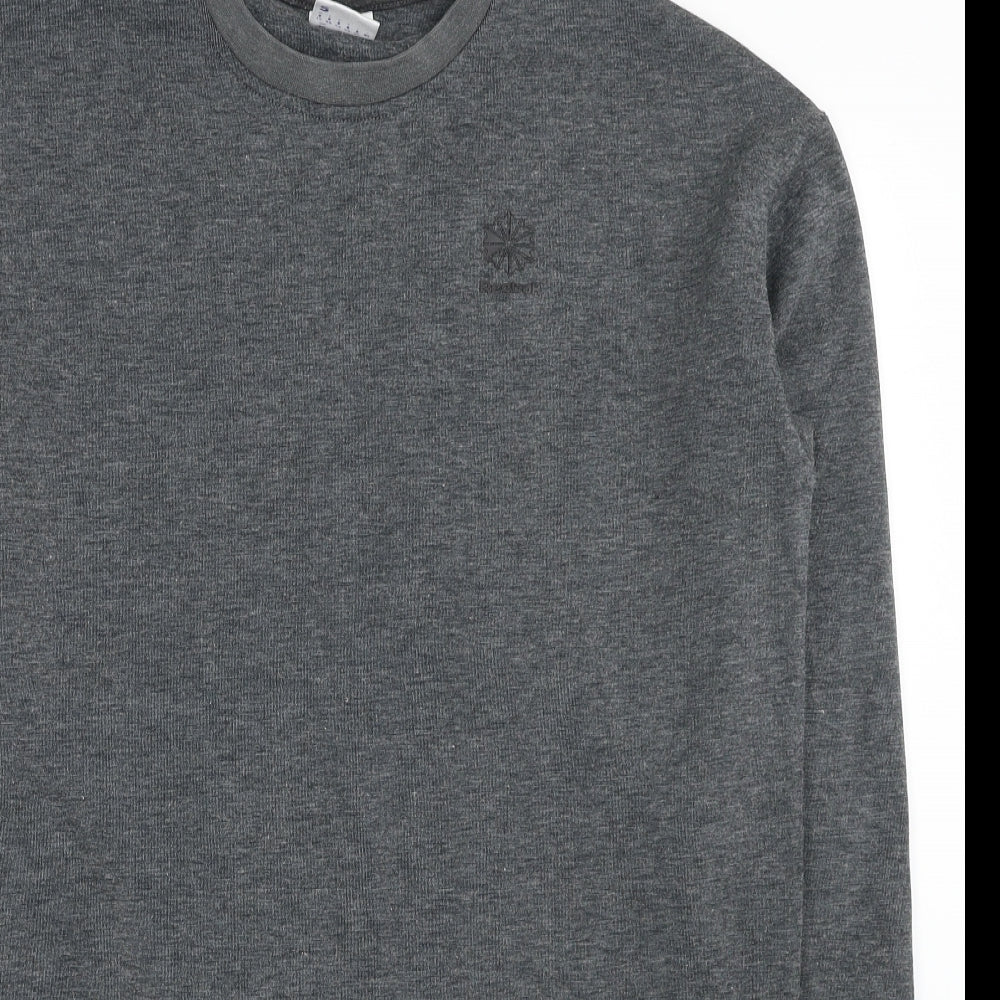 Reebok Womens Grey Polyester Tunic Sweatshirt Size 8 Pullover - Size 8-10