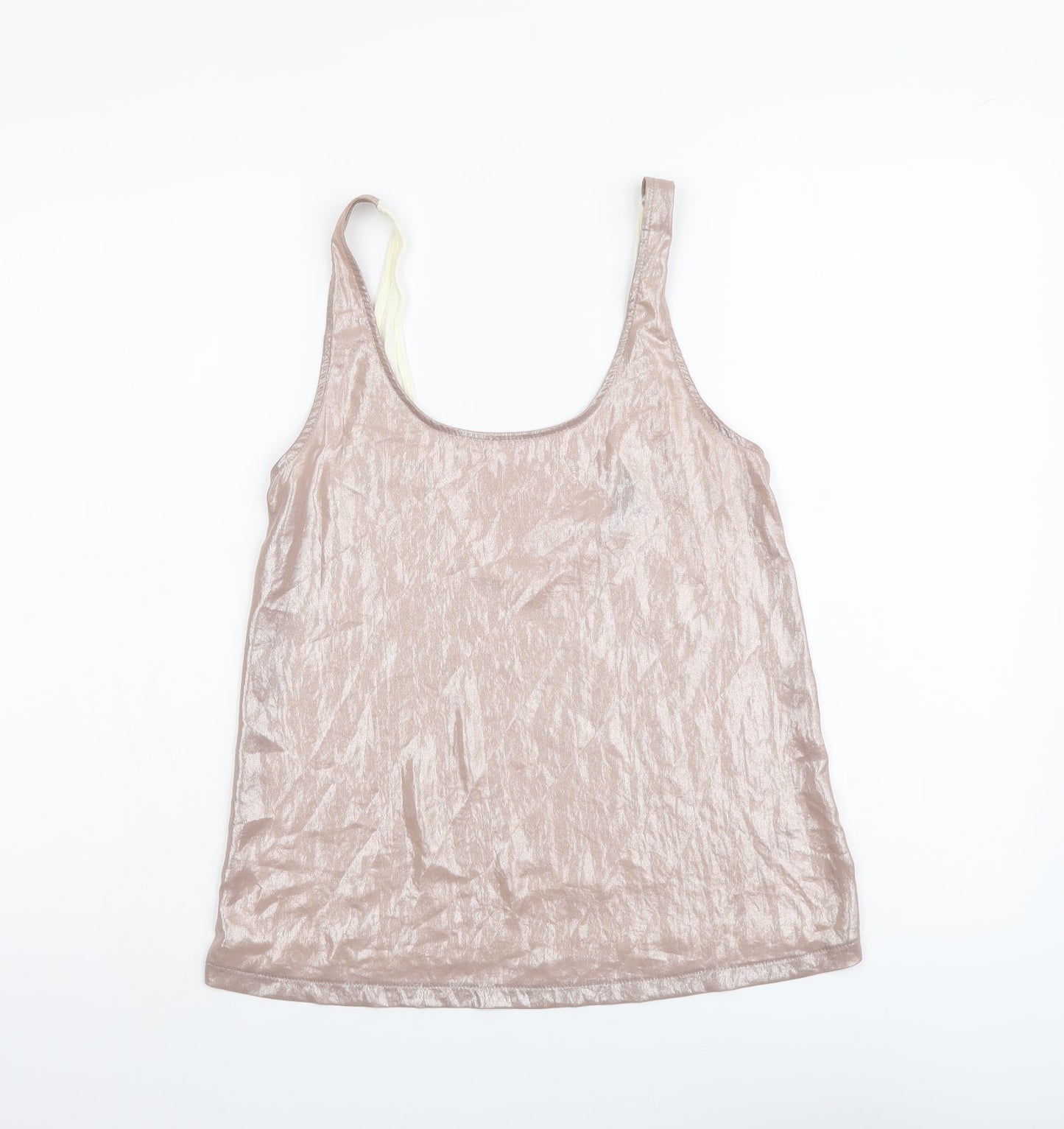 Womens UK Size 8 Topshop Pink Basic Tank