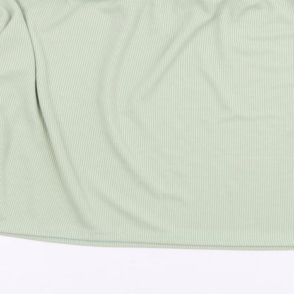 Womens UK Size 8 Stylewise Green Cropped Blouse
