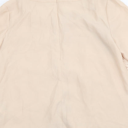 Womens UK Size 10 Oasis Pink Basic Blouse