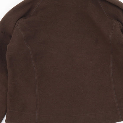 F.LLI Campangolo Womens Brown Polyester Pullover Sweatshirt Size 12 Pullover