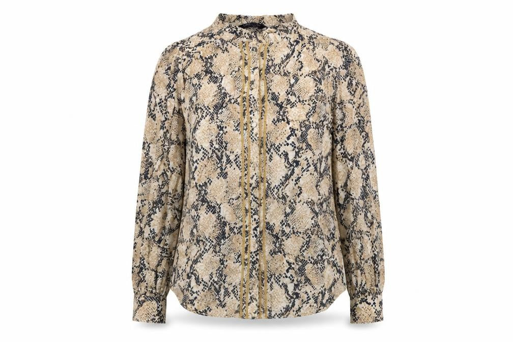 Womens UK Size 10 Marks and Spencer Beige Basic Button-Up