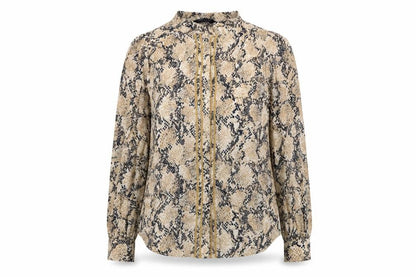 Womens UK Size 10 Marks and Spencer Beige Basic Button-Up