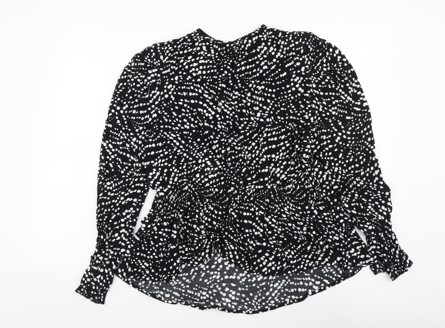 Womens UK Size 14 Marks and Spencer Black Basic Blouse