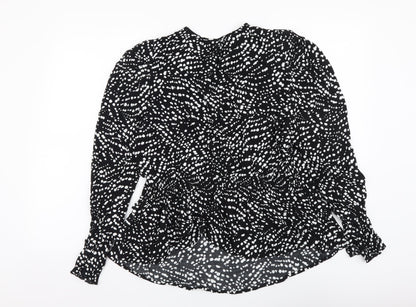 Womens UK Size 14 Marks and Spencer Black Basic Blouse
