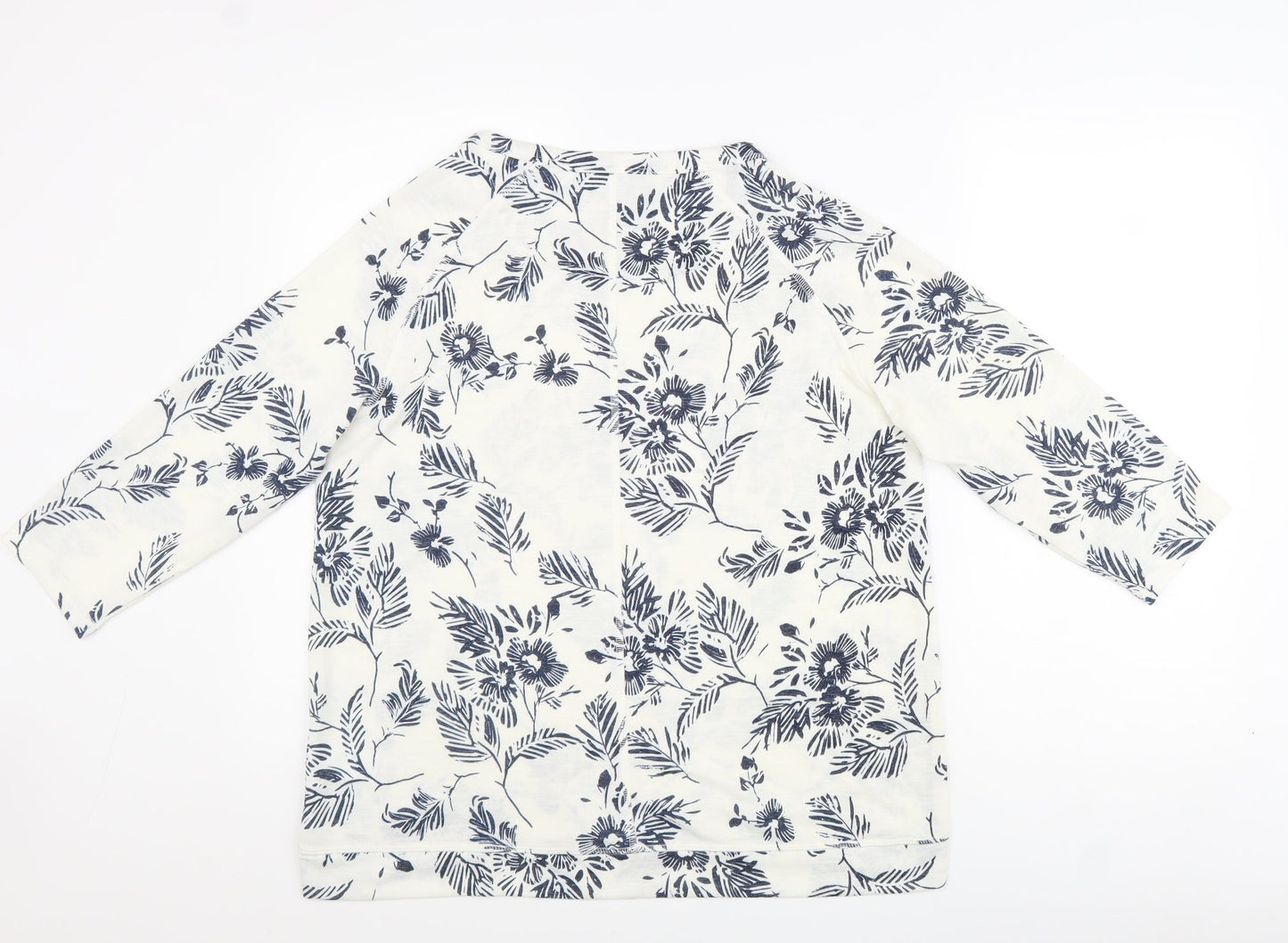 Womens UK Size 14 Marks and Spencer White Basic Blouse