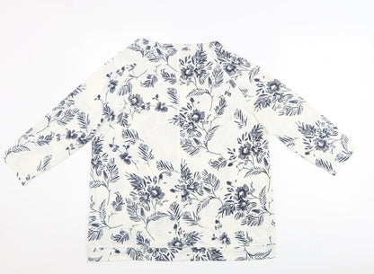 Womens UK Size 14 Marks and Spencer White Basic Blouse