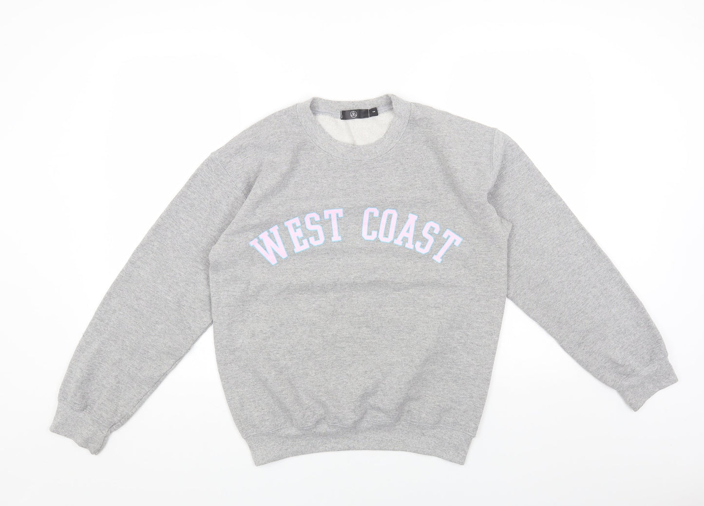 Womens UK Size S Missguided Grey Pullover Jumper