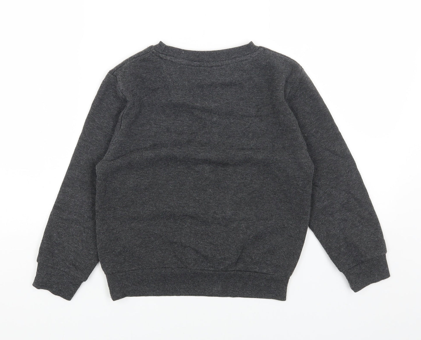 Primark Boys Grey Cotton Pullover Sweatshirt Size 7-8 Years Pullover - Harlem